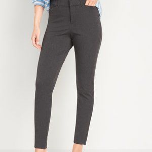 Old Navy High Waisted Dark Gray Pixie Pants